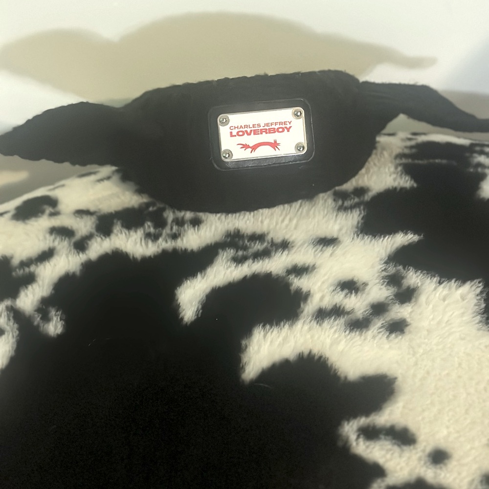 Charles Jeffrey Loverboy black one size headband. Brand new with receipt.